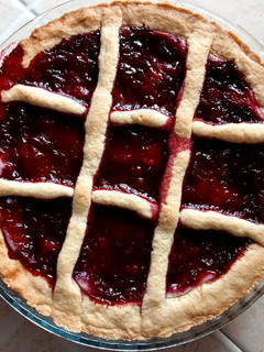 Foto di Crostata con ricotta e marmellata di visciole
