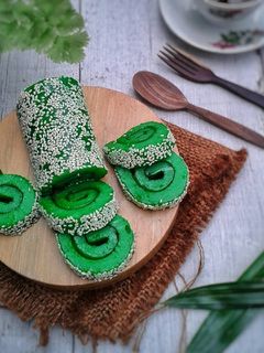 Foto resep Mochi Gulung Pandan