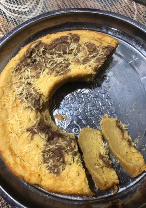 Foto resep ✔️81. Eggless butter cake sukun moist
