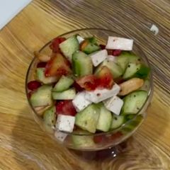 A picture of Cucumber salad.