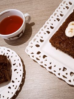 Φωτογραφία της συνταγής Banana bread βρώμης με σοκολάτα