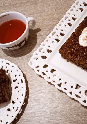 Φωτογραφία της συνταγής Banana bread βρώμης με σοκολάτα
