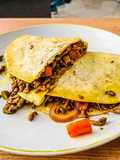 Piadina with Beef and Peppers