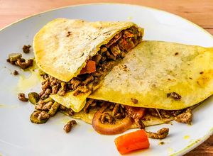 Foto di Piadina con carne e peperoni