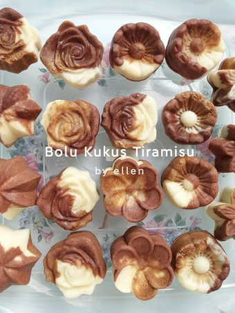 Cara Gampang Membikin Resep 13💝Bolu Kukus Tiramisu Mini💝 yang Enak Banget Anti Ribet, Bisa Manjain Lidah