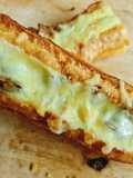 Mushroom and cheese sandwich