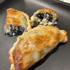 A picture of Spinach, Tofu and Feta Empanadas.