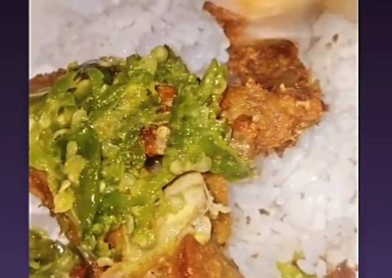 Ayam goreng sambel ijo
