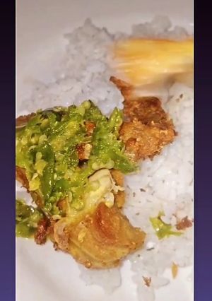 Foto resep Ayam goreng sambel ijo