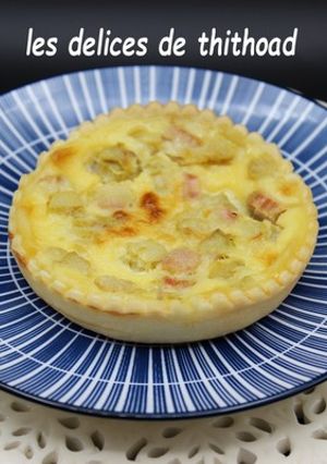 Une photo de Tartelettes à la rhubarbe
