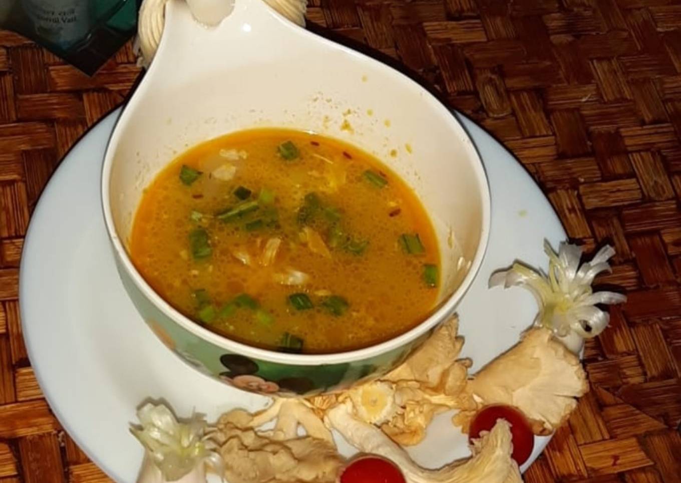 Oyester Mushroom soup