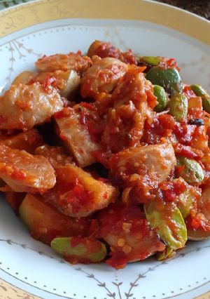 Foto resep Sambal Terong Petai