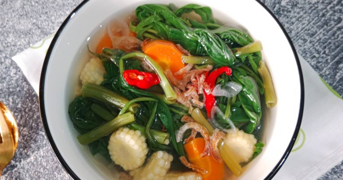 Resep Sayur Asem Kangkung Khas Surabaya Oleh Tri Puji Lestari Chachas