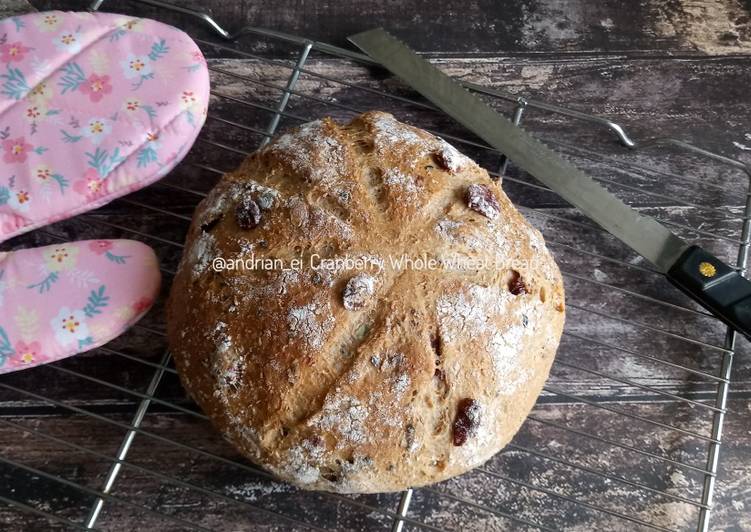 Cranberry Whole Wheat Bread