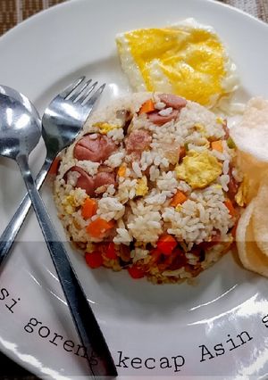 Foto resep Nasi Goreng Kecap Asin Simple