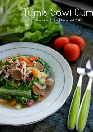 Foto resep Tumis Sawi Cumi