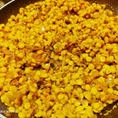 A picture of Pan fried chana dal.