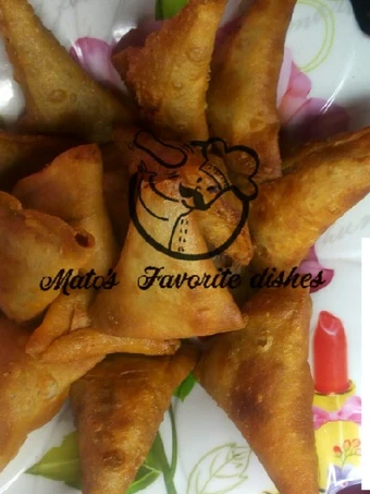Easy Steps to Make Recipes Pastry samosa the Delicious Tasty.