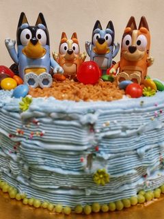 Foto resep Sponge Cake Cokelat Basic Tart Kue Ultah (BLUEY)