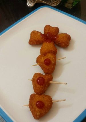 A picture of Poha cutlet.