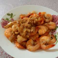 รูปของ Tumis udang kecap asin