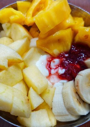 Hình của món Sữa chua trái cây.