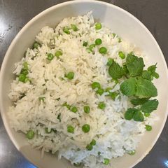 A picture of Perfectly Cooked Fluffy Basmati Rice - So Simple Once You Know How. Amazing :P - Enjoy :P.