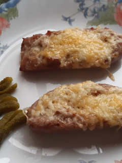 Una foto de Butifarras gratinadas, en airfryer