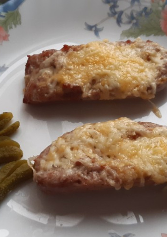 Una foto de Butifarras gratinadas, en airfryer