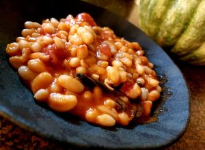 Foto de Fagioli all'uccelletto - Feijão branco com sálvia e tomate