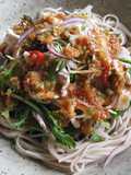 Soba & Pork Salad with Spicy Sauce