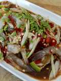 Som Tum with Fresh Shrimp (Fermented Fish Sauce)