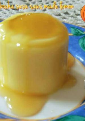 Foto resep Puding Kabocha Saus Madu Lemon (Snack 1y+)