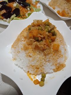 صورة لوصفة ارز بالخضار