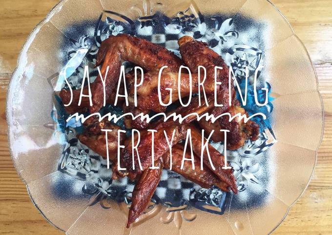 Sayap ayam goreng teriyaki