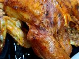 Домашняя целая курица запечённая в рукаве