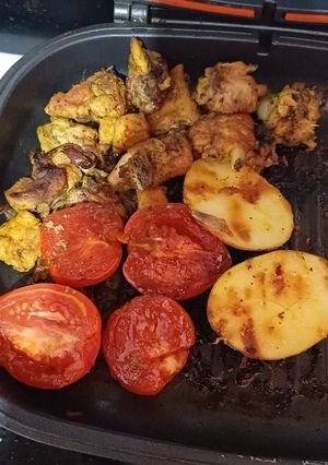 عکسی از دستور کباب تابه ای