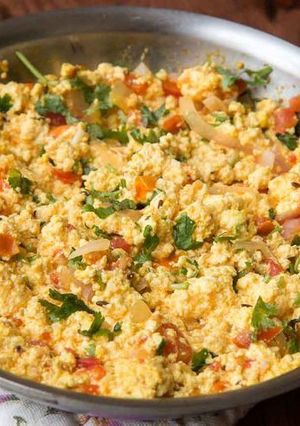 A picture of Paneer bhurji.