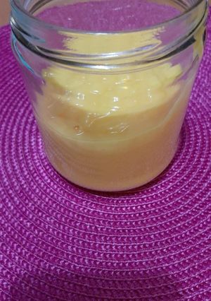 Una foto de Batido de yogurt y mango