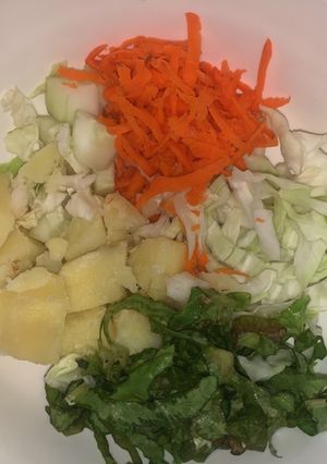 A picture of Potatoes salad 🥗.