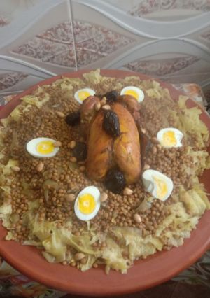 صورة لوصفة رفيسة مغربية على حقها وطريقها