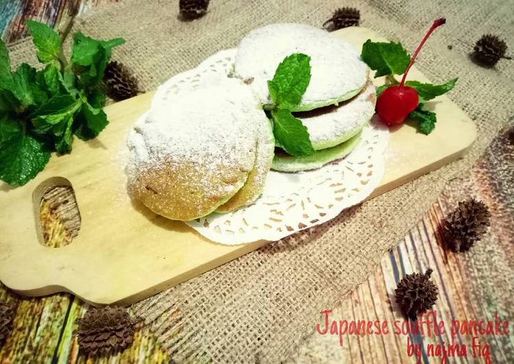 Pandan souffle pancake