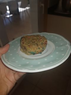 Una foto de Torta de banana en taza light