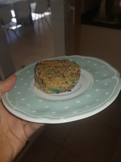 Una foto de Torta de banana en taza light