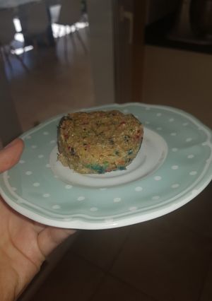 Una foto de Torta de banana en taza light
