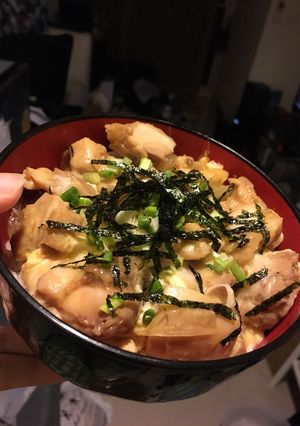 รูปของ Oyakodon โอยาโกะด้ง (ข้าวหน้าไก่กับไข่)