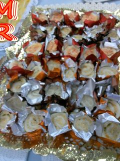 Una foto de Canapes en rollitos variados