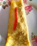 Omelette de verduras grilladas y queso