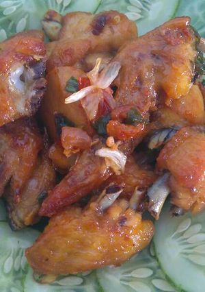 Hình của món Gà chiên mắm cho ngày cuối tuần.