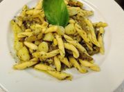 Una foto di fagiolini aglio